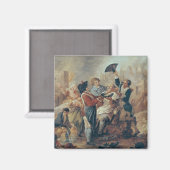 The Shave Tasse of Lille, 1793 Magnet (Vorderseite/Rückseite)