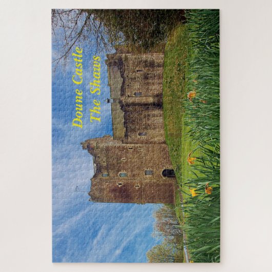 The Shaws' Scottish Doune Castle Foto Puzzle (Vertikal)