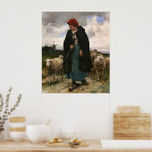 "The Shepherdess"~Border Collie Poster (Küche)