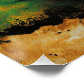 The Shiba Inu Dog - Composition 006 Poster (Ecke)