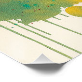 The Shiba Inu Dog - Composition 008 Poster (Ecke)