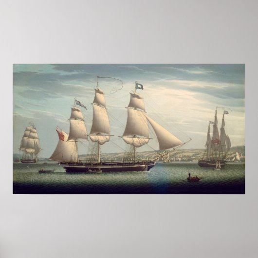 The Ship Favorite - Robert Salmon Fine Art Poster (Vorne)