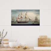 The Ship Favorite - Robert Salmon Fine Art Poster (Küche)