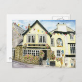 'The Ship Inn (Fowey)' Postcard Postkarte (Vorne/Hinten)