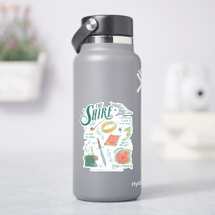 THE SHIRE™ Wasserfarben-Collage-Grafik Aufkleber