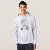 THE SHIRE™ Watercolor Collage Graphic Hoodie (Vorne ganz)