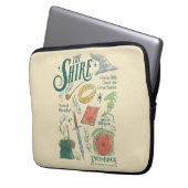 THE SHIRE™ Watercolor Collage Graphic Laptopschutzhülle (Vorderseite Links)