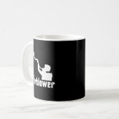 The Shofar Blower Rosh Hashanah Rabbi Temple Jewis Kaffeetasse (Vorderseite Links)
