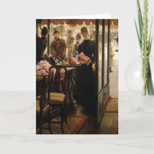 The Shop Girl - Tissot Karte (Vorderseite)