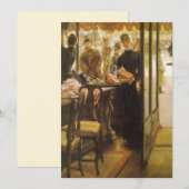 The Shop Girl von James Tissot, Viktorianische Kun (Vorne/Hinten)