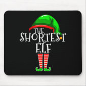 The Shortest Elf Family Matching Group Christmas G Mousepad (Vorne)