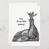 The Shoulder Stand Feiertagskarte (Vorne/Hinten)