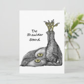 The Shoulder Stand Feiertagskarte (Stehend Vorderseite)