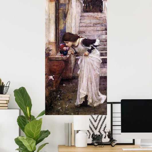 The Shrine, von John William Waterhouse - 1895 Poster (Heimbüro)