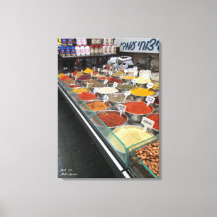 The Shuk, Jerusalem Israel    2016 Leinwanddruck