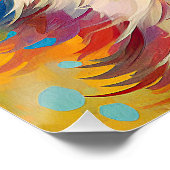 The Siberian Husky Dog 004 - Zetton Ziana Poster (Ecke)