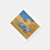 The Siesta 1890 by Vincent van Gogh Serviette (Ecke)