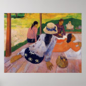 'The Siesta' - Paul Gauguin Print Poster (Vorne)