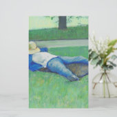 The Siesta (von Gustave Caillebotte) Briefpapier (Stehend Vorderseite)