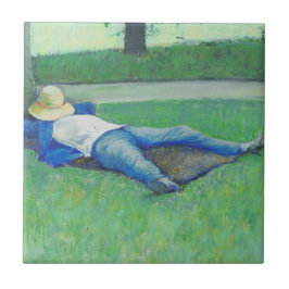 The Siesta (von Gustave Caillebotte) Fliese