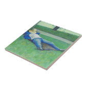 The Siesta (von Gustave Caillebotte) Fliese (Seite)