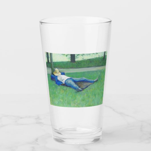 The Siesta (von Gustave Caillebotte) Glas (Vorderseite)