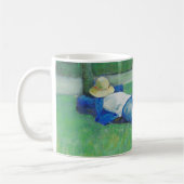 The Siesta (von Gustave Caillebotte) Kaffeetasse (Links)