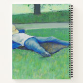 The Siesta (von Gustave Caillebotte) Notizblock (Rückseite)