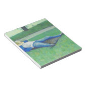 The Siesta (von Gustave Caillebotte) Notizblock (angewinkelt)