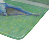 The Siesta (von Gustave Caillebotte) Schneidebrett (Ecke)