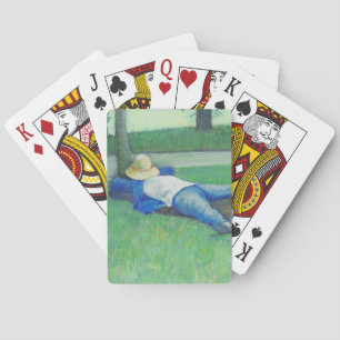 The Siesta (von Gustave Caillebotte) Spielkarten