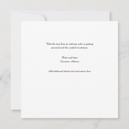 The Sight of Lovers  Einladung (Rückseite)