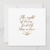 The Sight of Lovers  Einladung (Vorderseite)