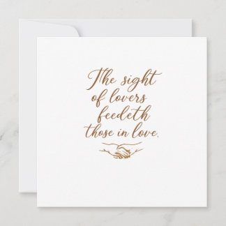 The Sight of Lovers Einladung