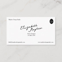 The Signature Script - Minimalistische Visitenkart