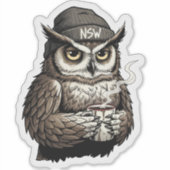 The Silence Observer Aufkleber (Vorderseite)