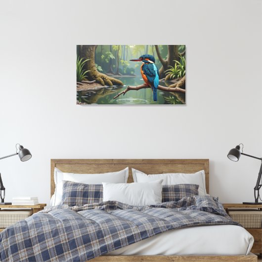 The Silent Hunter Leinwanddruck (Insitu (Schlafzimmer))