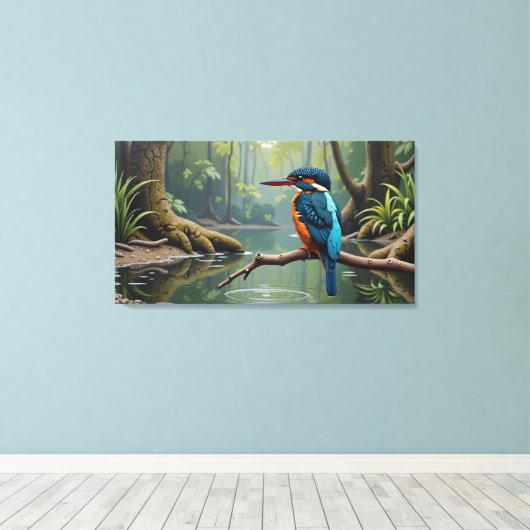 The Silent Hunter Leinwanddruck (Insitu (Holzboden))