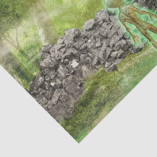 The Silent Man Seidenpapier (Ausschnitt)