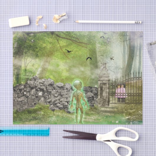 The Silent Man Seidenpapier (Handwerk)