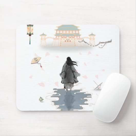 The Silent Path Mouse Pad Mousepad (Mit Mouse)