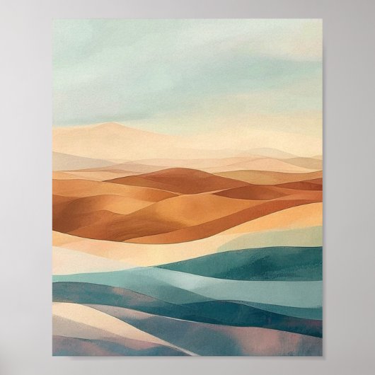 The Silent Resonances of a Sun-Drenched Horizon Poster (Vorne)