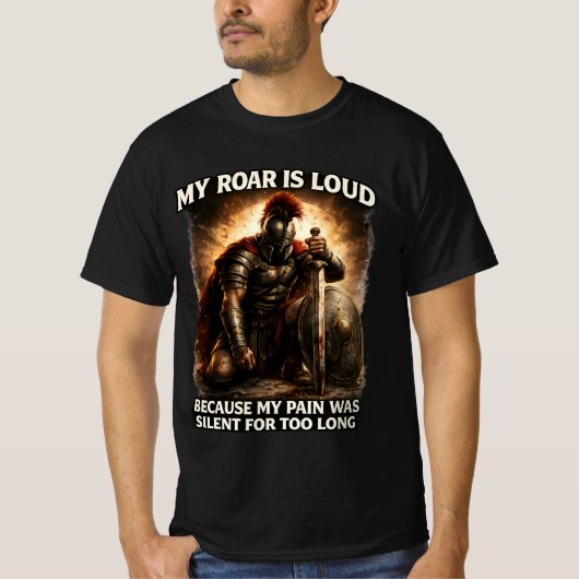 The Silent Warrior: Resilience and Strength  T-Shirt (Vorderseite)