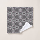 The Silver Fractal Garden Badhandtuch Set (Waschlappen)
