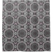 The Silver Fractal Garden Duschvorhang (Vorderseite)