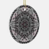 The Silver Fractal Garden Keramik Ornament (Rechts)