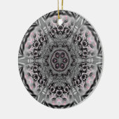 The Silver Fractal Garden Keramik Ornament (Links)