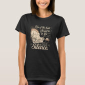 The Simple Joy Of Reading In Silence T-Shirt (Vorderseite)