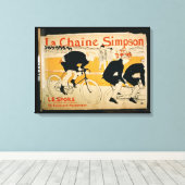 'The Simpson Chain', Paris (color litho) Leinwanddruck (Insitu (Holzboden))