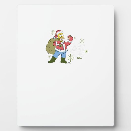 The Simpsons Christmas Tis The Jelly Season Fotoplatte (Vorderseite)